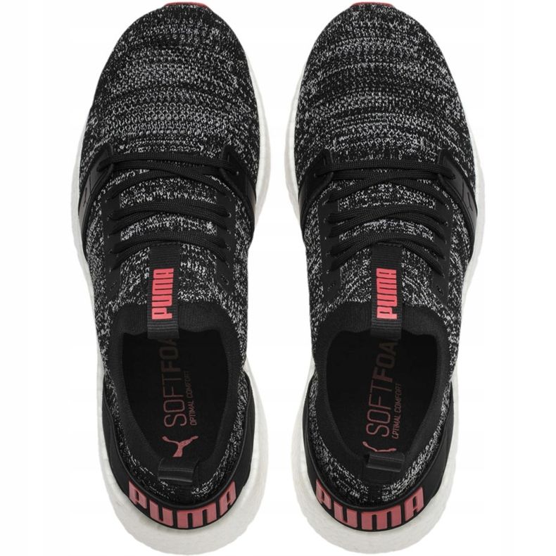 Chaussures homme Puma Nrgy Neko Engineer Knit 191097 09 le noir 1