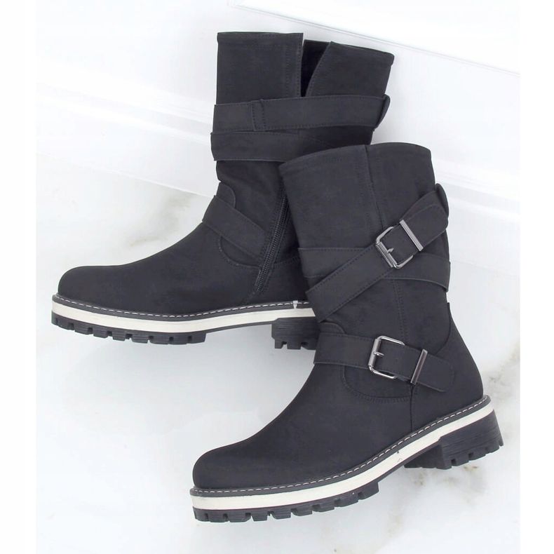 Bottes sur le protecteur noir 9671 Noir 1