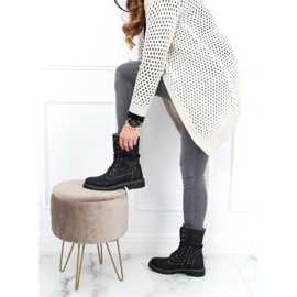 Travailleurs à lacets noirs 4667 Noir 2