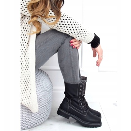 Travailleurs à lacets noirs 4667 Noir 1