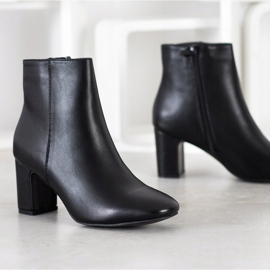 Super Mode Bottines classiques à talons hauts le noir 4