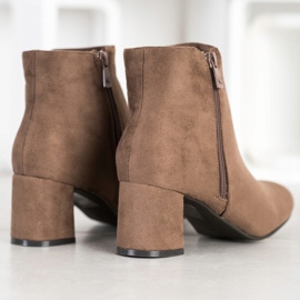 Kylie Bottes beiges décontractées 1
