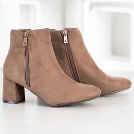 Kylie Bottes beiges décontractées 2