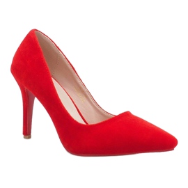 Les talons rouges en velours de Francine 1