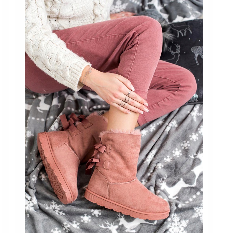 SHELOVET Mukluki à la mode rose 1