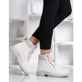 SHELOVET Bottes de randonnée chaudes avec cuir écologique gris 2 SHELOVET Bottes de randonnée chaudes avec cuir écologique gris 2