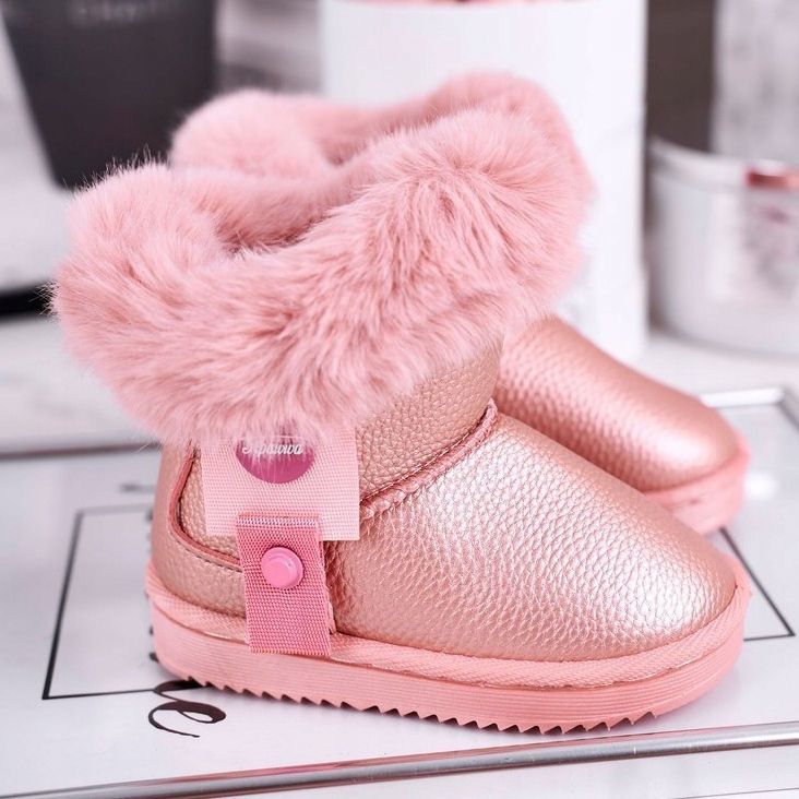 Apawwa Bottes de neige pour enfants Marella rose chaud avec fourrure 1 Apawwa Bottes de neige pour enfants Marella rose chaud avec fourrure 1