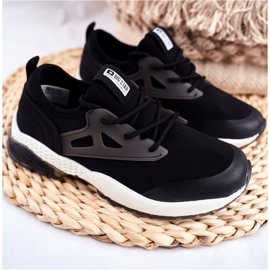 Chaussures de sport pour enfants noirs ff374147 Big Star le noir 1