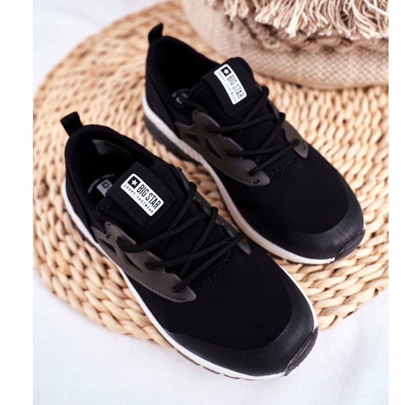 Chaussures de sport pour enfants noirs ff374147 Big Star 5