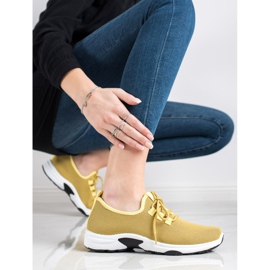 Kylie Chaussures de sport classiques jaune 4