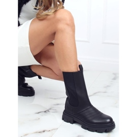 Bottes moto noires D-5 Black 1