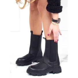 Bottes moto noires D-5 Black le noir 2