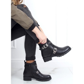 Bottes militaires noires X581 Noir le noir 2