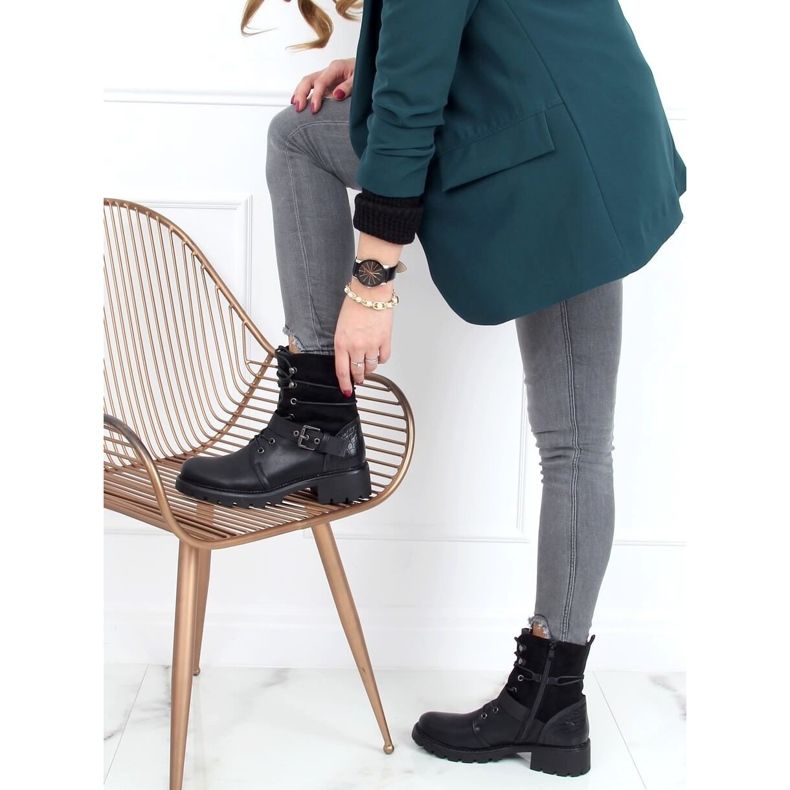 Noir Bottes de travail 1215-PA Noir 2