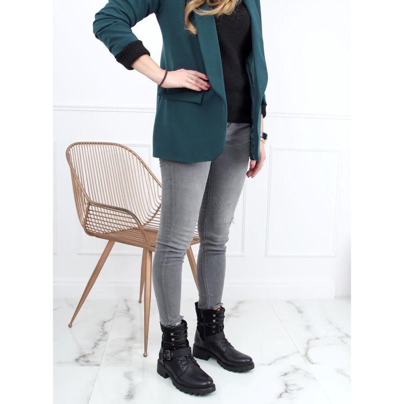 Noir Bottes de travail 1215-PA Noir 1