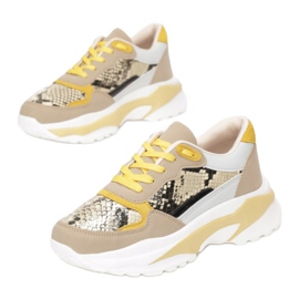 Vices Etaux 8535-49-jaune beige multicolore 1