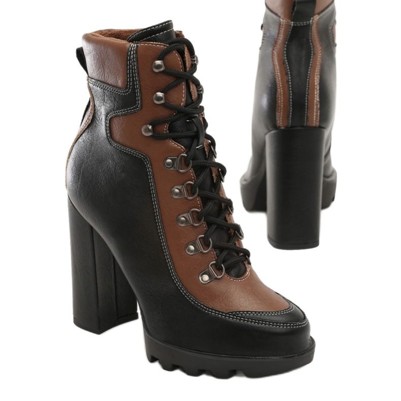 Vices Etaux 8532-159-noir / marron brun le noir 1