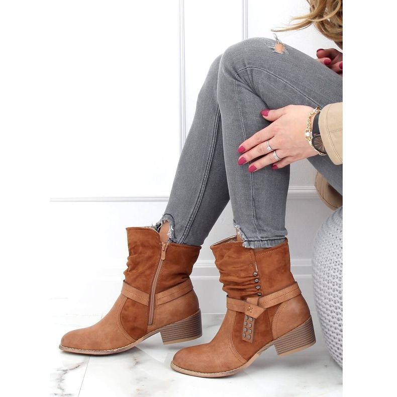 Camel Z1122 Bottes femme Camel brun 2