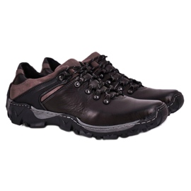 Bednarek Polish Shoes Chaussures Trekking Cuir Homme Bednarek Noir 2