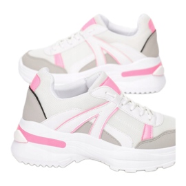 Vices Etaux 8539-83-blanc / rose gris 1
