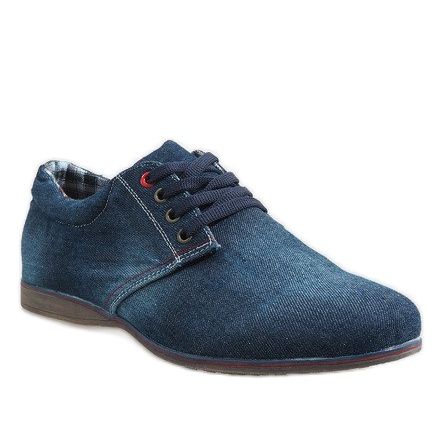 Chaussures élégantes bleu marine B16-59 1