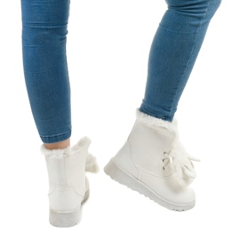 Bottes isolées blanches d'Alrindra 3