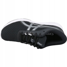 Chaussures de course Asics Patriot 11 Gs Jr 1014A070-002 le noir argent gris 2 Chaussures de course Asics Patriot 11 Gs Jr 1014A070-002 le noir argent gris 2