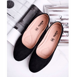 EVE Ballerines en daim pour femmes Noir Lasota 1031 4