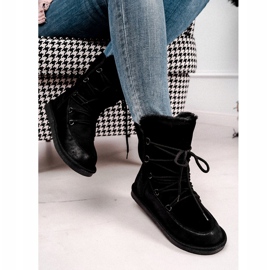 HAN Bottes De Neige Femme Avec Fourrure Noir Ilana le noir 2