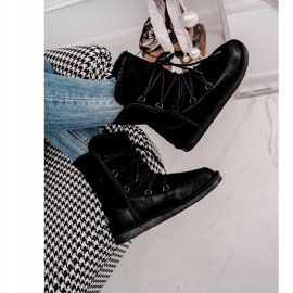 HAN Bottes De Neige Femme Avec Fourrure Noir Ilana 3