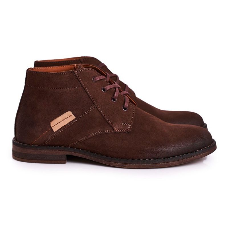 Bottes en cuir pour hommes Bednarek Bottes marron brun 1 Bottes en cuir pour hommes Bednarek Bottes marron brun 1