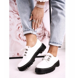 S.Barski Richelieus Femme Richelieu On the Platform S. Barski HX15 Laqué Blanc 1