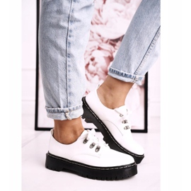 S.Barski Richelieus Femme Richelieu On the Platform S. Barski HX15 Laqué Blanc 2