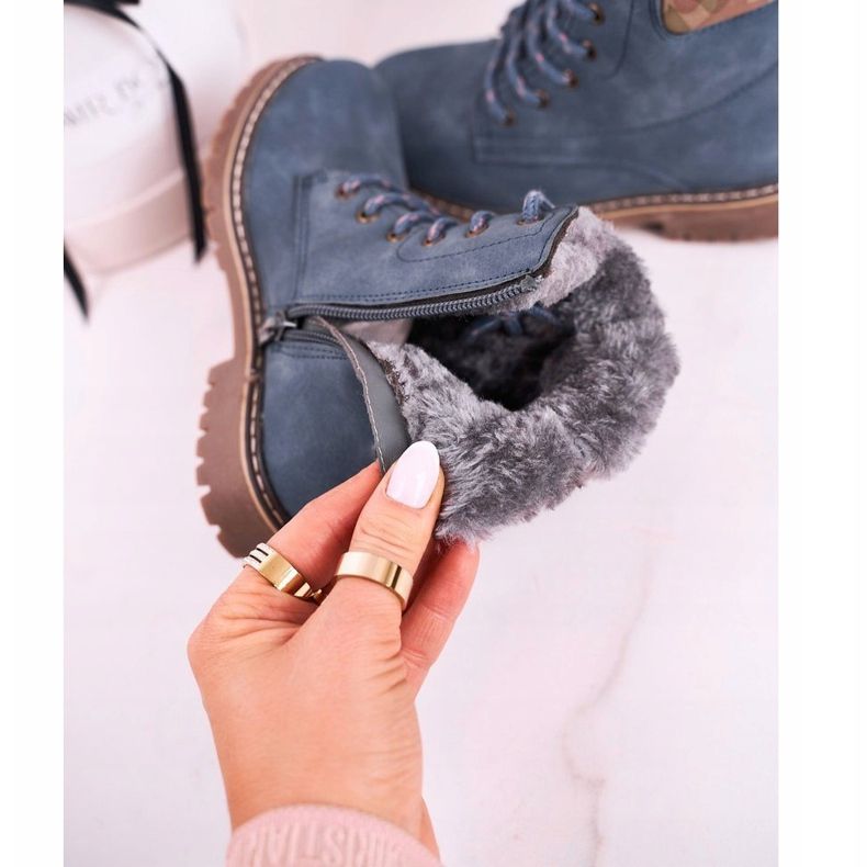 Apawwa Bottes Enfant Trappeurs Chauffées Avec Fourrure Bleu London beige brun bleu marine 1