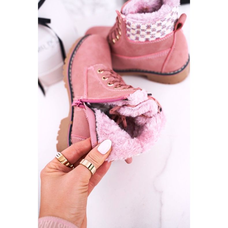 Apawwa Bottes pour enfants Trappers isolées avec de la fourrure Pink Forest rose 1 Apawwa Bottes pour enfants Trappers isolées avec de la fourrure Pink Forest rose 1