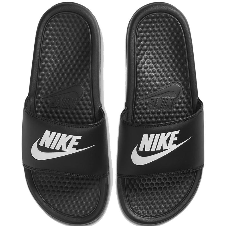 Nike Benassi Just Do It chaussons pour femmes noir 343881 015 le noir 1