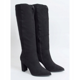 Bottines classiques à découpes noires RB89P Black le noir 1