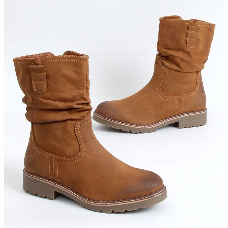 Camel 6981 Bottes femme Camel brun 1