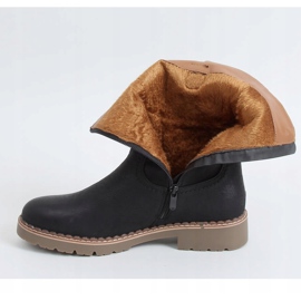 Noir Bottines femme noires 6981 Noir 1