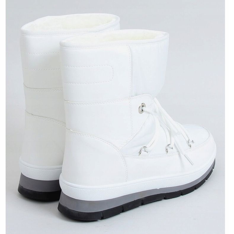 Bottes de neige blanches pour femmes BY-1961 Blanc 2