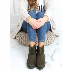Bottes de neige pour femmes vertes HX-038 Vert 3