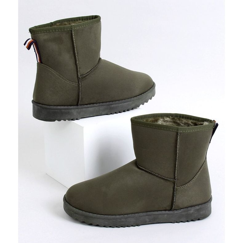 Bottes de neige pour femmes vertes HX-038 Vert 1