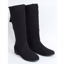 Bottines plates femme noires ST-01P Noir le noir 1