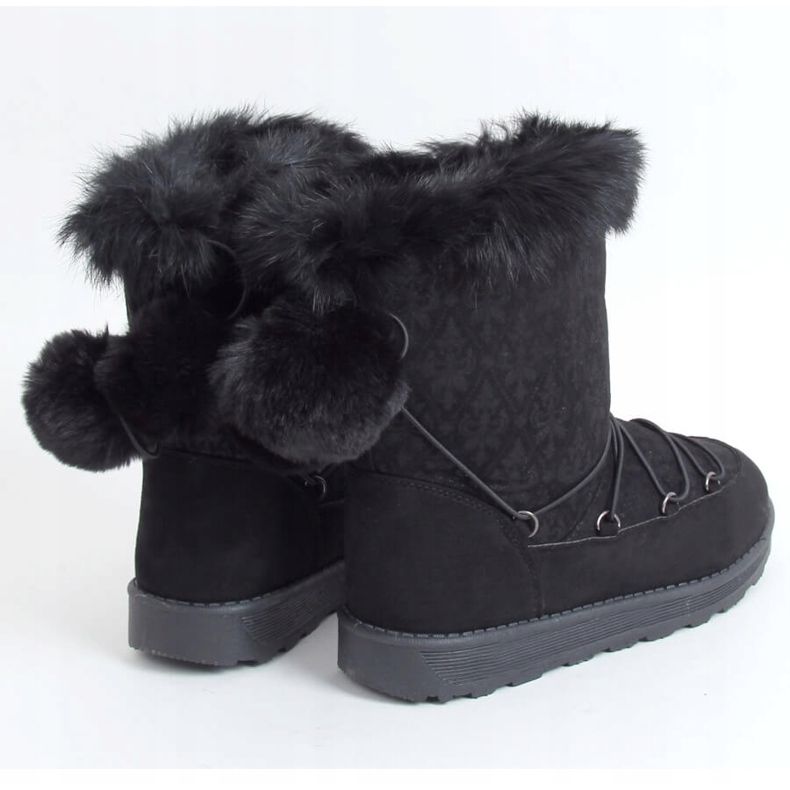 Bottes de neige femme noires 259 Black 1