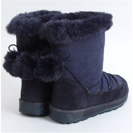 Bottes de neige bleu marine pour femmes 259 1