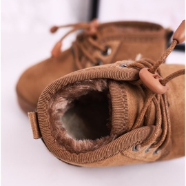 Bottes de neige à lacets pour enfants réchauffées avec fourrure Brown Hunter brun 1 Bottes de neige à lacets pour enfants réchauffées avec fourrure Brown Hunter brun 1