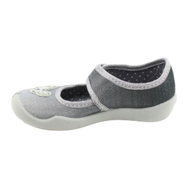 Chaussures enfant Befado 123X034 argent gris 2