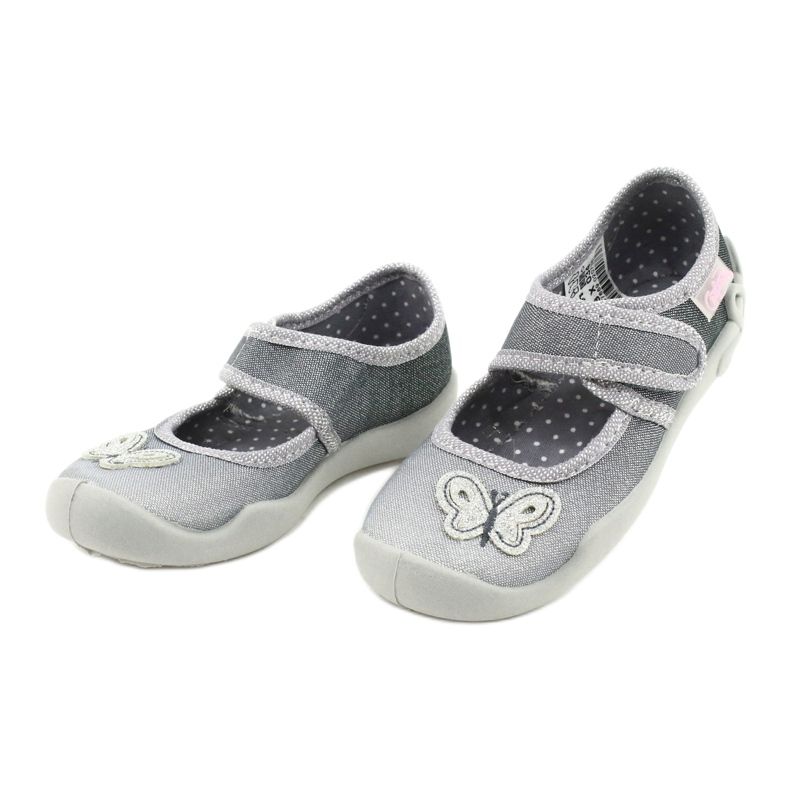 Chaussures enfant Befado 123X034 argent gris 3