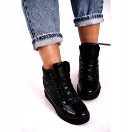 Haver Baskets Femme Bottines Noir Carol le noir 3