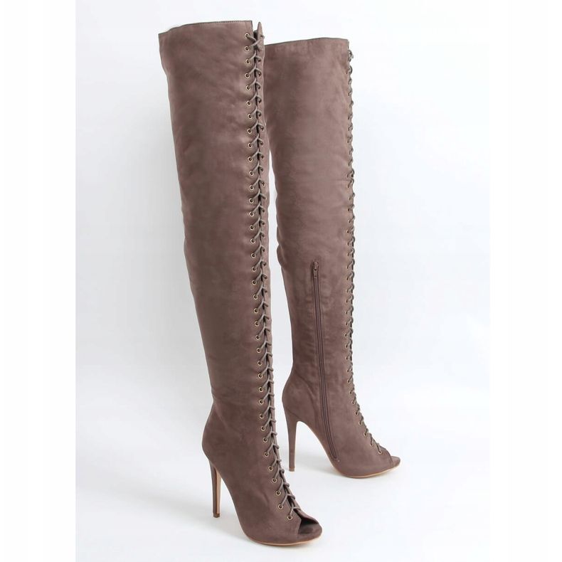 Cuissardes bout ouvert kaki JM-67 Khaki beige 1 Cuissardes bout ouvert kaki JM-67 Khaki beige 1